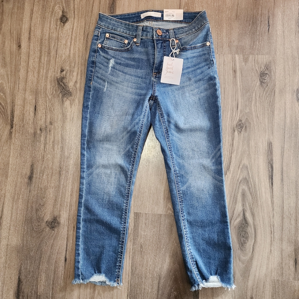 Cropped Skinny Jeans by Lauren Conrad